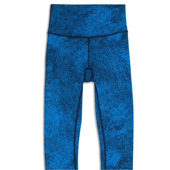 lululemon athletica Pants - Lululemon Wunder Under Pant III Luon Spray Jacquard
Shocking Blue Black Size 4